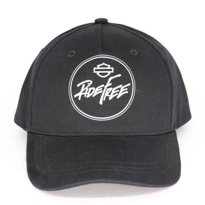 China JOINT Wholesale Black Print Deep Fit 5 Panel Snapback Baseball Trucker Hat for sale