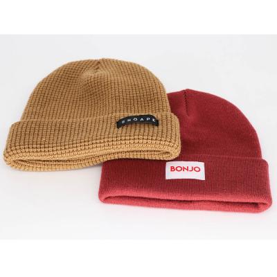 China Common Good Quality Brand Toque Brown Winter Hats Knit Beanie, Beanie Hat For Winter for sale