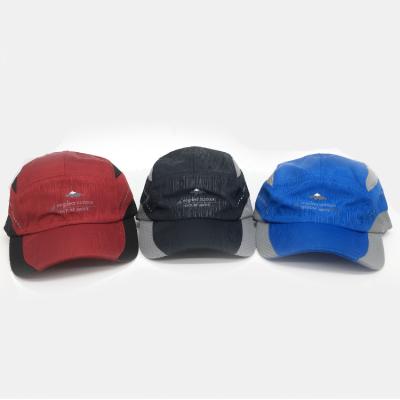 China JOINT custom black dri fitted 100%polyester sports running hat for sale