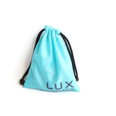 China Recyclable Custom Personalized Small Drawstring Satin Pouch Tote Satin Dust Bag for sale