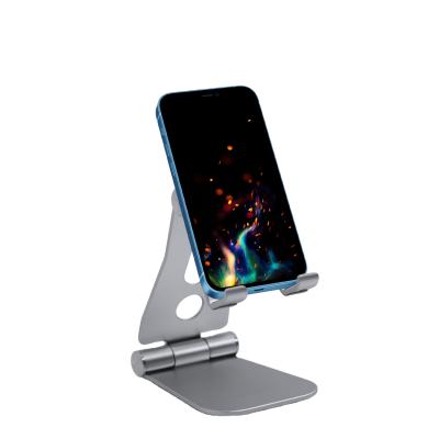 China Adjustable Aluminum Alloy Mobile Phone Stand, Foldable Mobile Phone and Tablet Holder, Folding Dual Cell Phone Holder Stand Phone Holder for sale