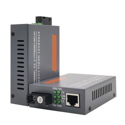 China Gigabit Media Converter 20KM HTB GS 03ab Fiber Optic Converter BB-002 for sale