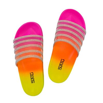 China CUSHIONING Slide Women Casual Shoes Sandals Slides Slipper Summer Shoes Sandals For Women And Ladies for sale