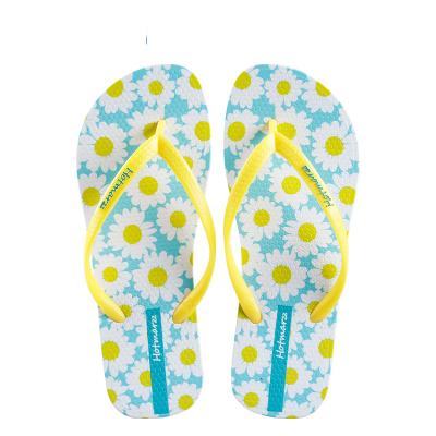 China High quality PVC hot mass hot sale wear-resistant women's beach flat bottom electronic flip-flop anti slip for sale