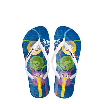 China Cute cartoon children's shoes children's middle school men's and women's flip-flop slippers 2021 fashion design children's printed pattern for sale