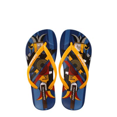 China New Fashion Design Printed Custom Printed Children's Flip Flops Men's and Women's Slippers Outdoor Children's Shoes Non Slip for sale