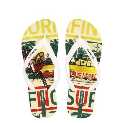 China CUSHIONING Factory Beach Flip Flop PVC Slipper Men/Custom Printed Flip Flops Men Flip Flops For Men Women Shoes for sale