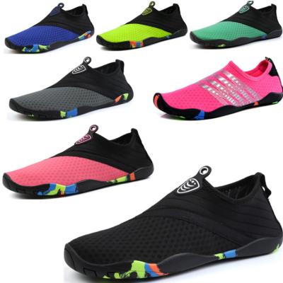 China New Fashion Trend Summer Uphill Shoes Breathable Quick Dry Snorkeling Rubber Sole Non Slip Water Amphibious Shoes For Women Men for sale