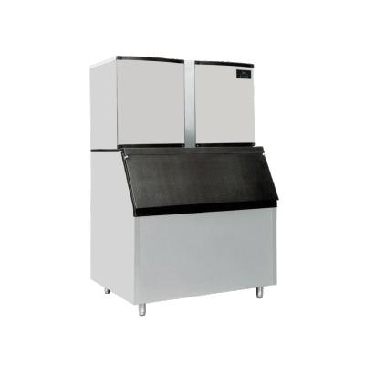 China 1.One key cleaning system. 2.Aautomatic self-inspection. Full Automatic Industrial Ice Cube Making Machine 1000kg Per Day Big Ice Maker For Restaurant for sale