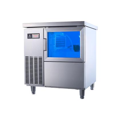 China 1.One key cleaning system. 2.Aautomatic self-inspection. Professional Cube Ice Maker Commercial 120kg Per Day Ice Cube Maker Countertop for sale