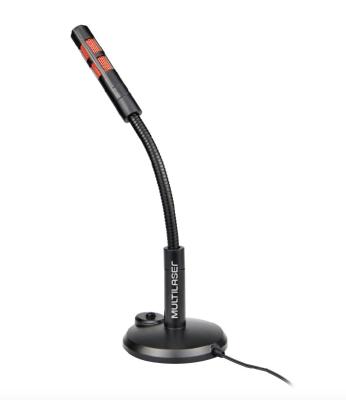 China Gooseneck Microphone 3.5mm Microphone, Condenser PC Laptop Plug-and-Play Desktop Omnidirectional Microphone with LED Indicator for sale