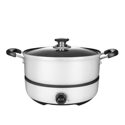 China Household Made in China High Quality Stainless Steel Multifunctional Electric Slow Cooker with Glass Lid for sale