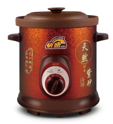 China 8L purple pot, slow cooker, slow cooker jug ​​car clay soup pot for sale