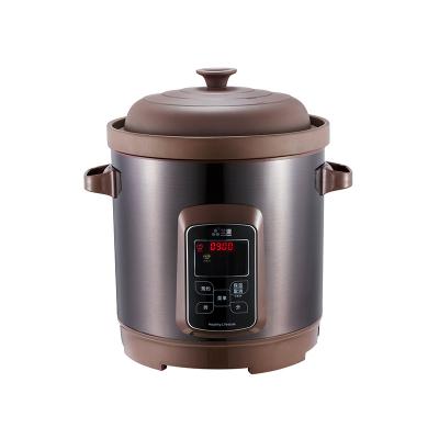 China 2021 New Design Wholesale Price Household Electric Stainless Steel Timer Slow Cooker With LCD Digital Display Slow Cooker for sale