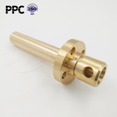 China Aluminum Brass Connecting Spindle OEM Machining Service Customized Bronze Machine Parts for sale