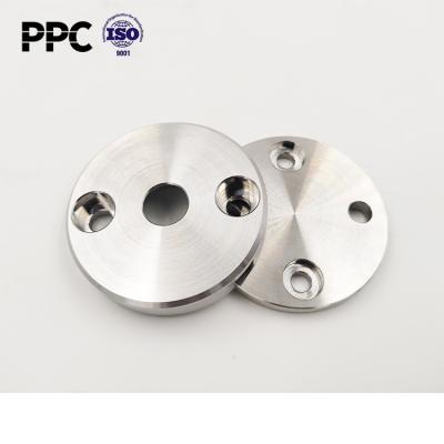 China High Precision Aluminum Stainless Steel Flange CNC Machining OEM Stainless Steel Machine Parts for sale