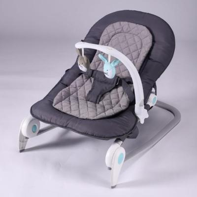 China High Quality Fabric + Steel Baby Swing Safety Baby Chairs Baby Bouncer Swing with Toys and Music EN12790 for Toddlers and Infants en venta