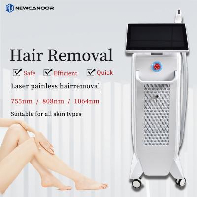 China Ice Titanium Diode 808nm Laser Hair Removal Machine 1600W for sale