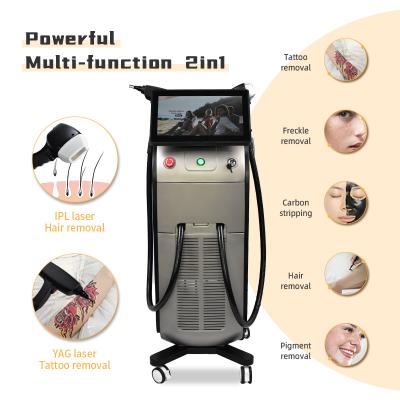 China 2In1 Picosecond Laser And Diode Laser Hair Removal Machine 4500W for sale