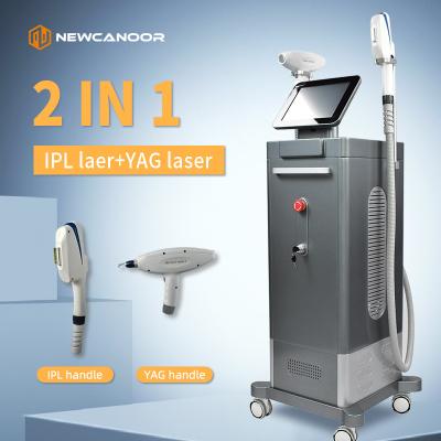 China Multifunctional 2 In 1 Laser Hair Removal Machine For Skin Rejuvenation for sale