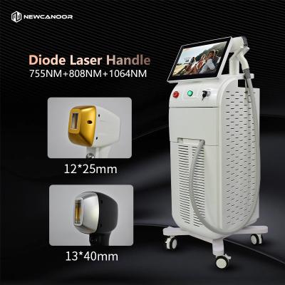 China Ice Titanium Diode Laser Hair Removal Machine 12 Hour Continuous Working for sale