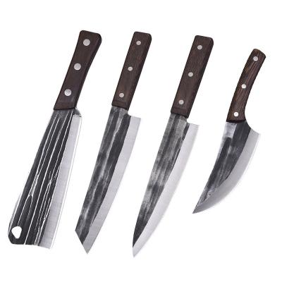 China Best Selling Professional Disposable Products 4pcs Butcher Knife Set China Suppliers for sale