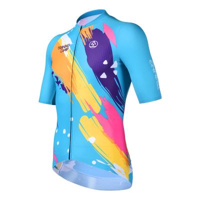 China Breathable Cycling Tank Top Set Short Sleeve High Quality OEM Team Design Men Custom Pro Cycling Tank Top for sale