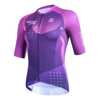 China Custom Breathable Purple Tarstone Cycling Jersey Women Bike Shirts Cycling Clothing Bicycle Wear Customized Cycling Wear for sale