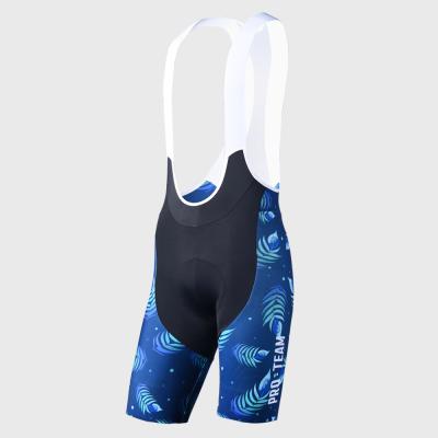 China Breathable Custom Sublimation Bib Cycling Shorts / Cycling Wear / Shorts With Italian Elastic Pro Dry Fabric for sale