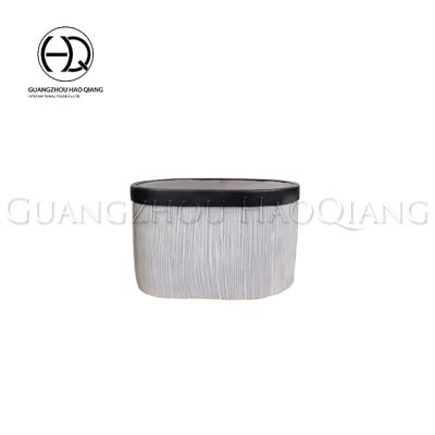 China Manufacturer Sell Lightweight Concrete Rectangular Small Flower Pot On Table for sale