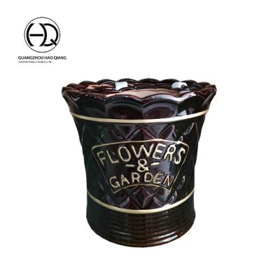 China Modern in bulk sale concrete flower ceramic pots molds planters with quantity and cheap price 14hekou size for sale