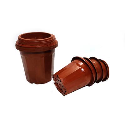 China Modern Garden Biodegradable Plastic Material Flower Plant Pots With Cheap Price for sale