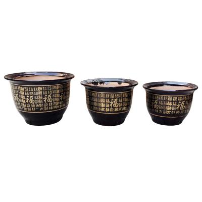 China Bulk Sale Modern Big Size Concrete Flower Ceramic Pots Molds Planters For Garden for sale