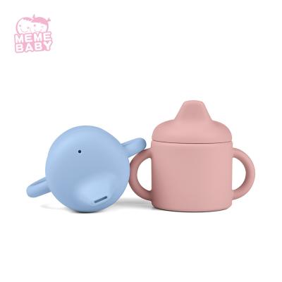 Cina Silicone caldo su misura Straw Drink Cup For Toddler del bambino dell'insieme di addestramento di caduta della tazza del bambino del silicone di vendita di Amazon non e bambino in vendita