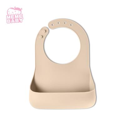 China Durable Portable Kids Feeding Food Catching Bib With SGS Certification for sale