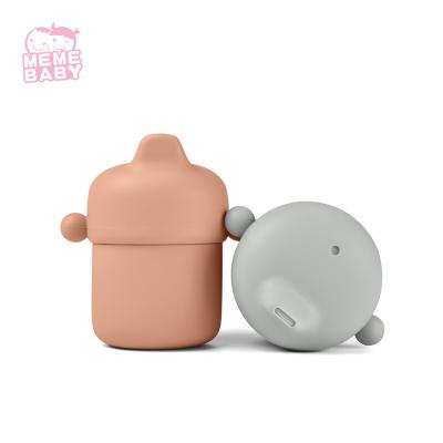 China 180ml Silicone Baby Cup Non Spill Feeding Cup Easy To Clean for sale