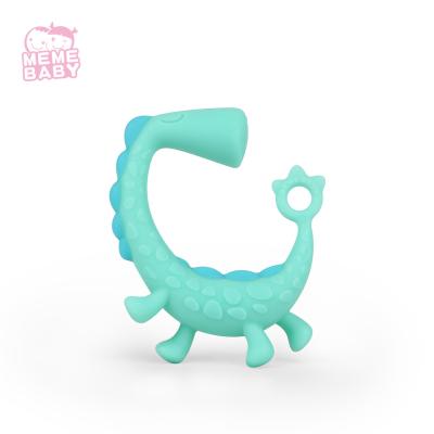 China Cute Brachiosaurus Teething Ring Pacifier Customized Easy To Grasp for sale