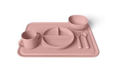 China BPA Free Dishwasher Safe Silicone Tableware Set Of 6 Soft for sale