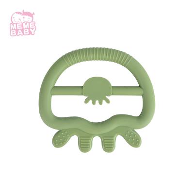 China BSCI Certified Baby Use Soft Silicone Teether Lightweight For Newborn for sale