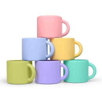 Chine Tasse supérieure LFGB Certificiation de Sippy de silicone réutilisable libre de BPA à vendre