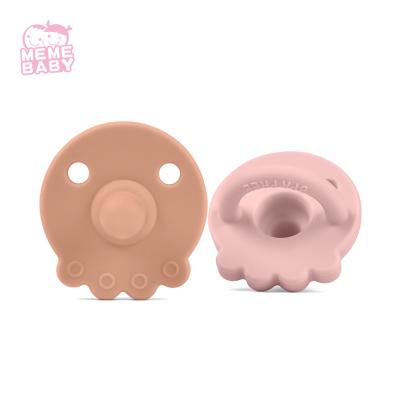 Cina Bambino flessibile Toy Round Shape mettente i denti della tettarella del capezzolo del silicone del commestibile in vendita