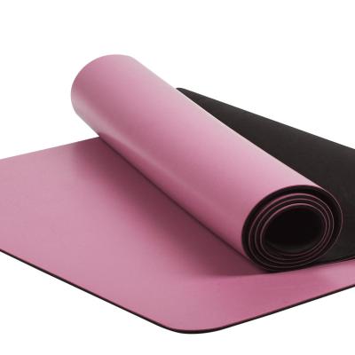 China Personal Custom Rubber Yoga Mat With Band Durable High Quality Pink Anti Slip PU Package for sale