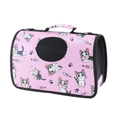 China Small Animals Amazon Hot Selling Portable Breathable Bag Pet Folding Carry Bag Can Be Written To Carry Cats And Dogs for sale