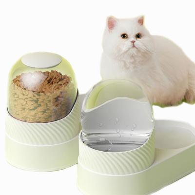 China Automatic Cat Water Dispenser Dog Cat Bowl Dog Bowl Combination Pet Water Dispenser Automatic Pet Supplies Dispenser for sale