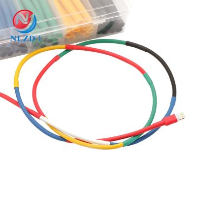 China Tubing polyolefin LOW VOLTAGE multicolor/black assorted cable sleeves wrap wire heat shrink tubing for sale