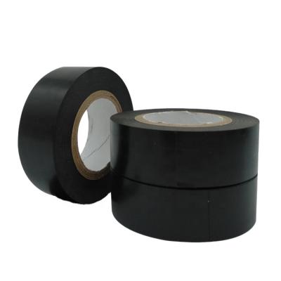 China Eco-freiendly 50% Manufacturer Price Custom Color PVC Insulation Tape 0.13mm*17mm*20Yard Black Electrical Adhesive Insulation Tape for sale