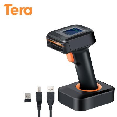 China Tera Bar Code Reader with Screen Handheld Barcode Scanner with Display for Warehouse Scanner High Quality Barcode Fill Base 30-1000mm for sale