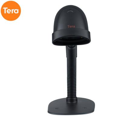 China Tera Bar Code Scanner Wireless with Stand 1D Laser Scanner Barcode 2 in 1 Handheld Cable Reader Barcode Scanner 30-1000mm for sale