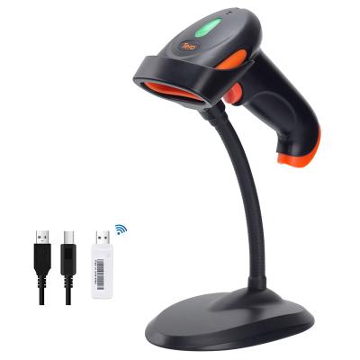 China Tera Reader USB 1D 2D Radio 2-in-1 Scanner Barcode Image Barcode Scanner QR Code Scanner with Stand 30-1000mm for sale