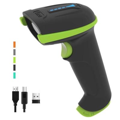 China Tera Laser 1D Barcode Scanner (2.4Ghz Wireless+USB 2.0 Wired) Wireless USB Wired Handheld 1D Barcode Reader Model 5100 GN 30-1000mm for sale